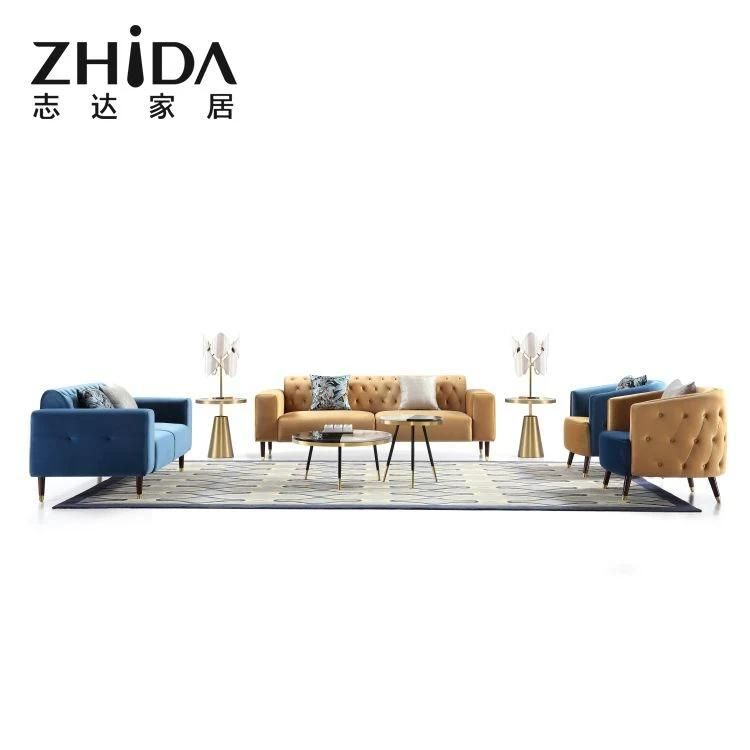 Good Price Wholesale High-End Department Use Comfort Luxury Sofa Classic Tuffed Sofa Couch Foshan Sofa Factory Directly Sale