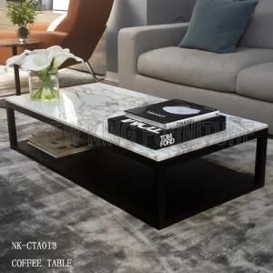 High End Wooden Tea Table Modern Marble Coffee Table (NK-CTA013)