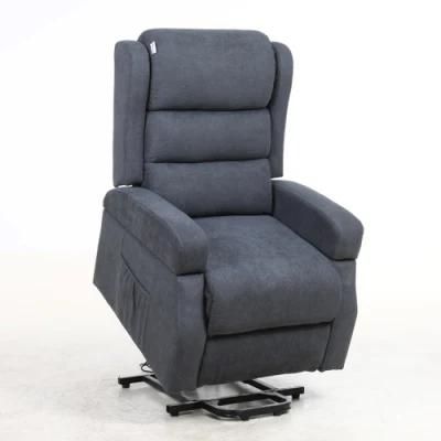 Modern Leisure Living Room Home Furniture Electric Lift-up Recliner Chair with Removable Armrest Tech Fabric Sofa