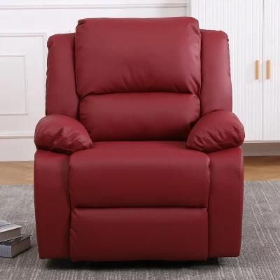 Living Room Furniture Leather Recliner Sofa Single Chair