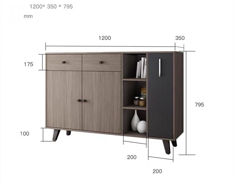 Fashionable Home Furniture Customized Size Shoe Rack Cabinet Wooden Living Room Kitchen Cabinets