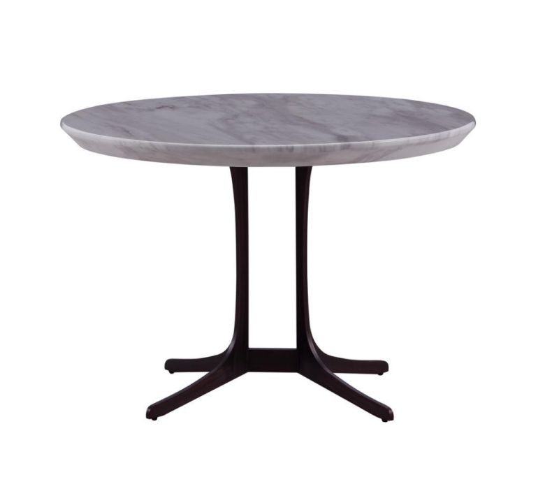 Round Tyep Marble Top Tea Table