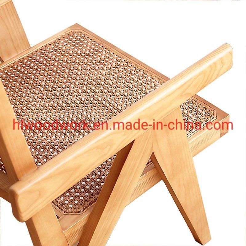 Little Rattan Sofa / Rattan Chair Rubber Wood Frame Rattan Seat Leisure Sofa Armchair Living Room Armchair Rattan Armchair