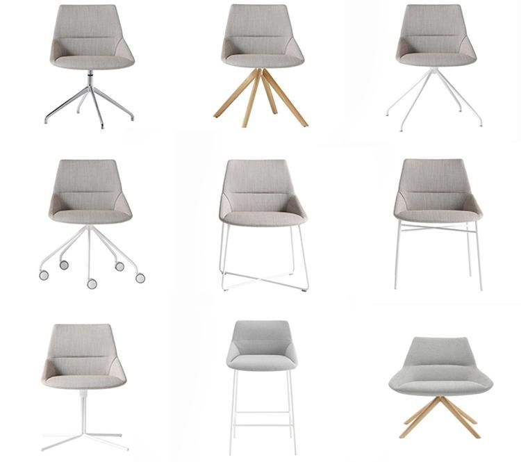 Modern Fabric Leisure Sofa Chair with Aluminium Legs