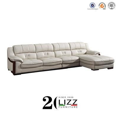 Chinese Furniture Traditional Genuine Leather Sectional Sofa