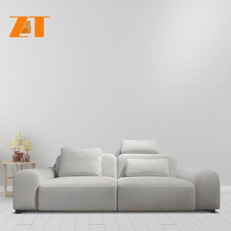 Hot Selling Hotel Villa Apartment Leisure Facilities Modern Living Room Sofa Set Design Furniture Velvet Sofa Home Furniture