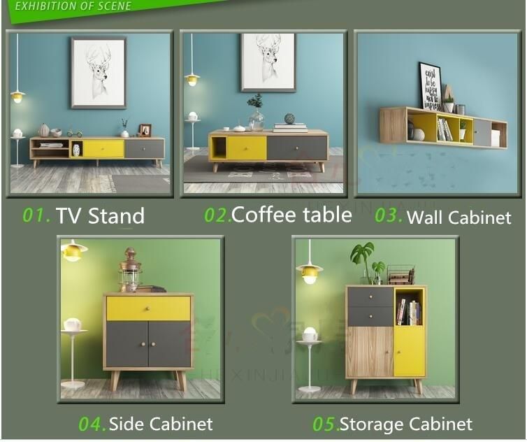 High Quality Modern Home Furniture Living Room Wooden TV Stand