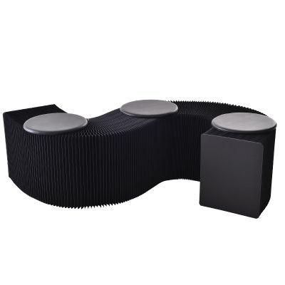 Hot Selling Paper Furniture Telescopic Folding Sofa Stool