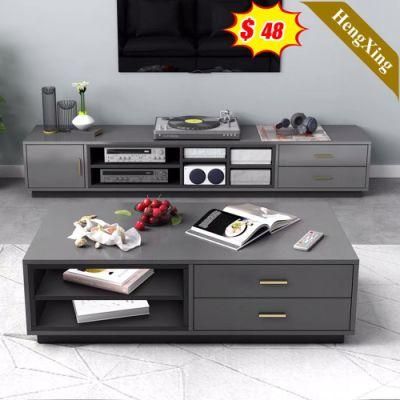 Top Sell Wholesale Marble Top Quality Melamine Wood Furniture Coffee Table with TV Stand