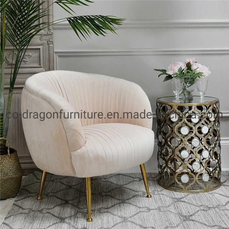 Living Room Furniture Luxury Fabric Leisure Sofa Chair with Arm