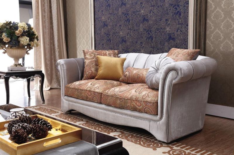 Foshan Furniture Fabric Section Sofa for Living Room