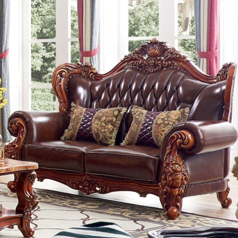 Living Room Furniture Leather Sofa From Foshan Sofa Furniture Factory