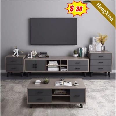 Simple Design Wood Wholesale Furniture Table with TV Stand Set Coffee Table