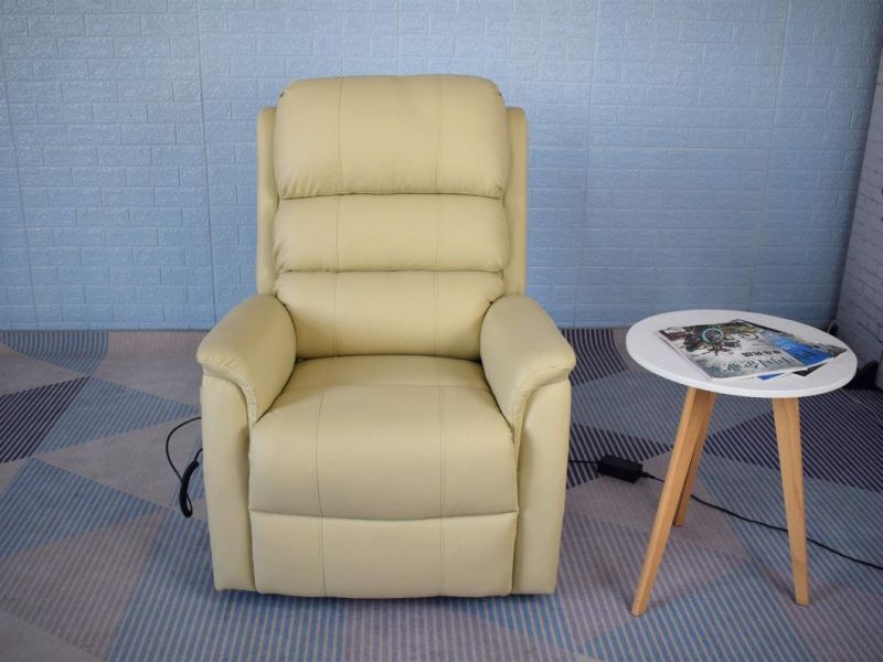 Jky Furniture Linen Fabric Power Electric Lift Chair Reclining with Heating and Massage Function