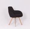 Modern Living Room Furniture High Back Tom Dixon Scoop Chair Dining Chair in Cashmere/Velvet