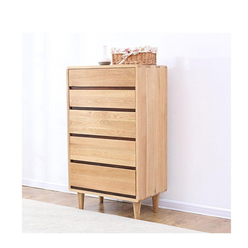 Solid Wood Bookcase Modern Bookcases Design White Oak Walnut Wood Book Shelve with Modern Design Vintage Cabinet