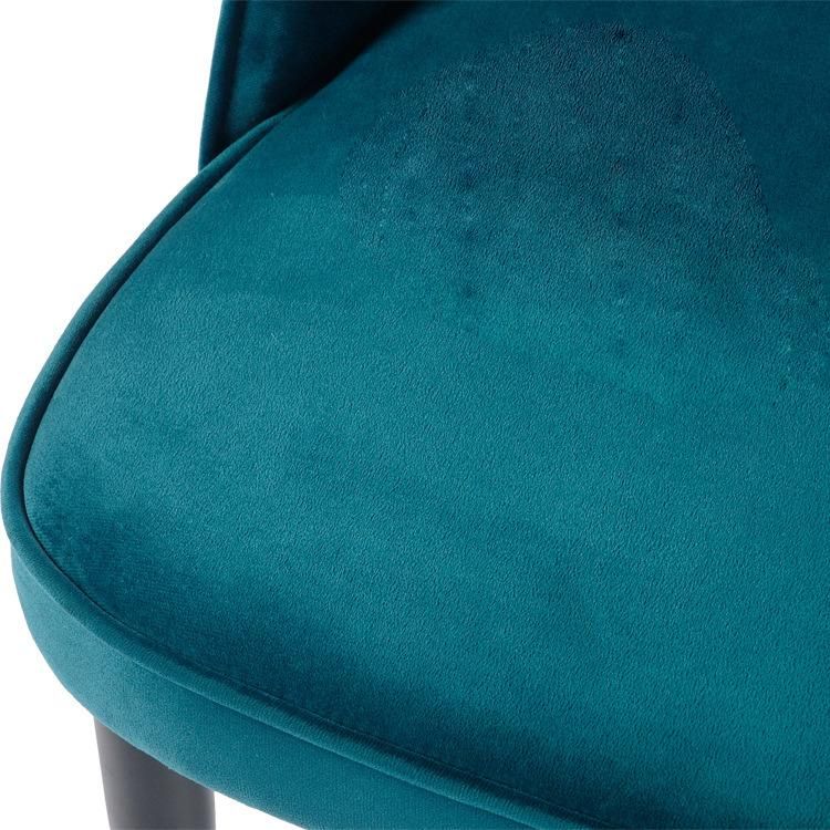 Hot Sale Modern Luxury Home Furniture Green Velvet Metal Chair for Restaurant Room Dining Chairs Sillas Stoelen