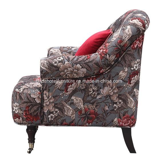 Modern Hotel Restaurant Light Luxury Living Room Single Leisure Sofa Dining Chair