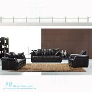 Modern Living Room Leather Sofa for Home (HW-A8035S)