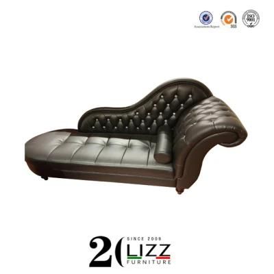 Fast Production Popular New Modern Home Furniture Lounge Leather Sofa Chaise