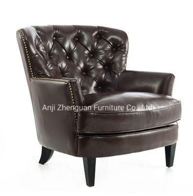 Hot Selling Wood Leisure Chair with Armrest (ZG19-007)