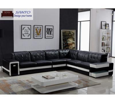 Germany Sectional Corner Sofa with Light L Shape Sofa L-Shape Sofa Set