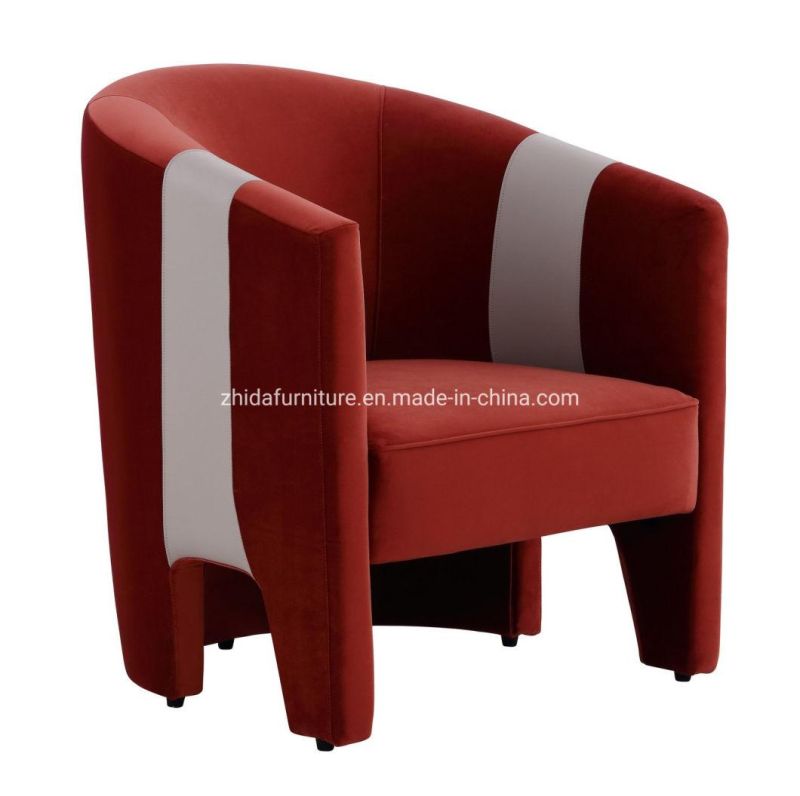 Modern Furniture Hotel Lobby Coffee Shop Fabric Arm Chair