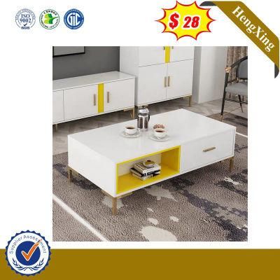 Fashion Furniture Elegant White Coffee Desk with Economic Living Room Furniture (Hx-8nr0960)