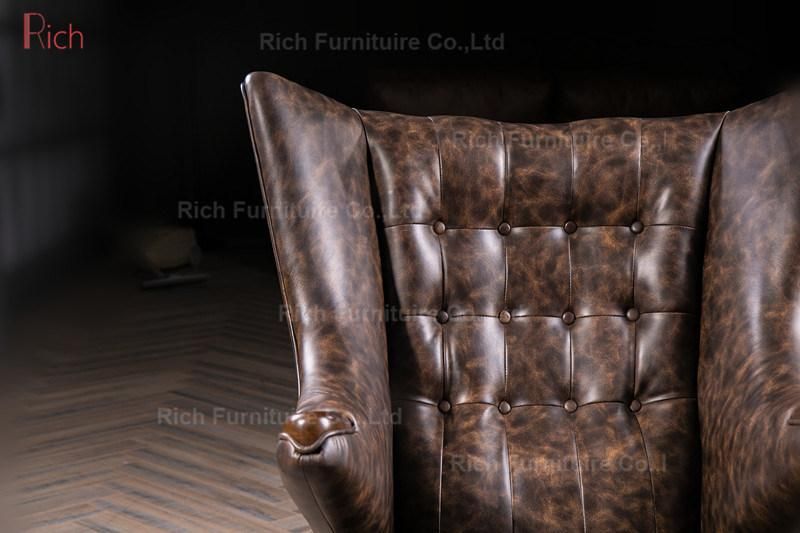 Home Furniture Vintage PU Chair Leisure Chair