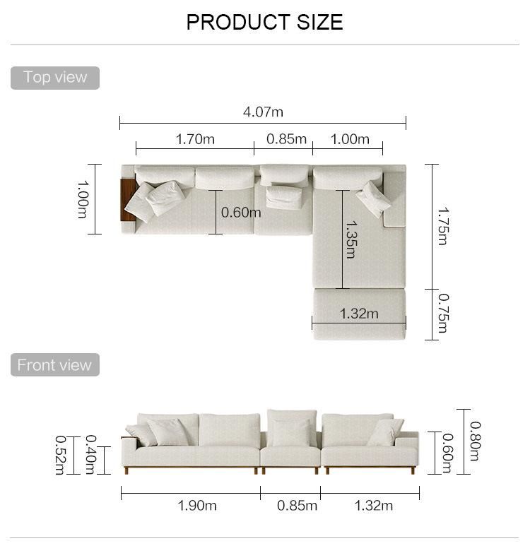 Linsy Nordic Furniture Set Wholesale Modern Living Room Sofas Rac2K