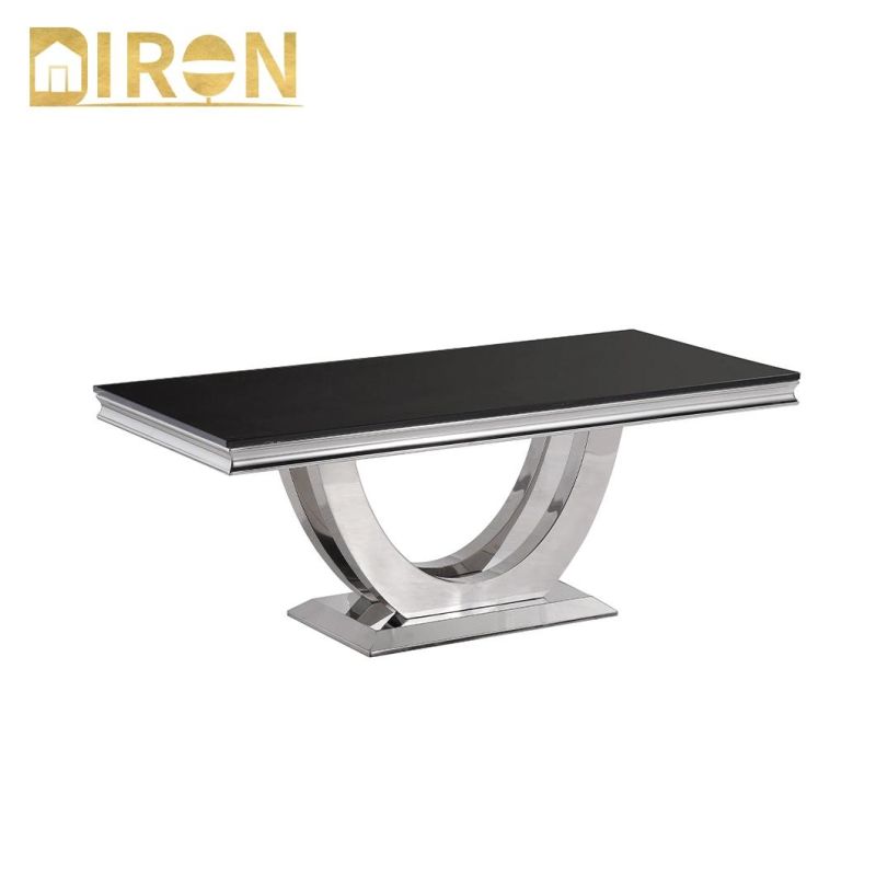 Modern Design New Model Stainless Steel Coffee Table Living Room Furniture Marble Top Tea Coffee Table