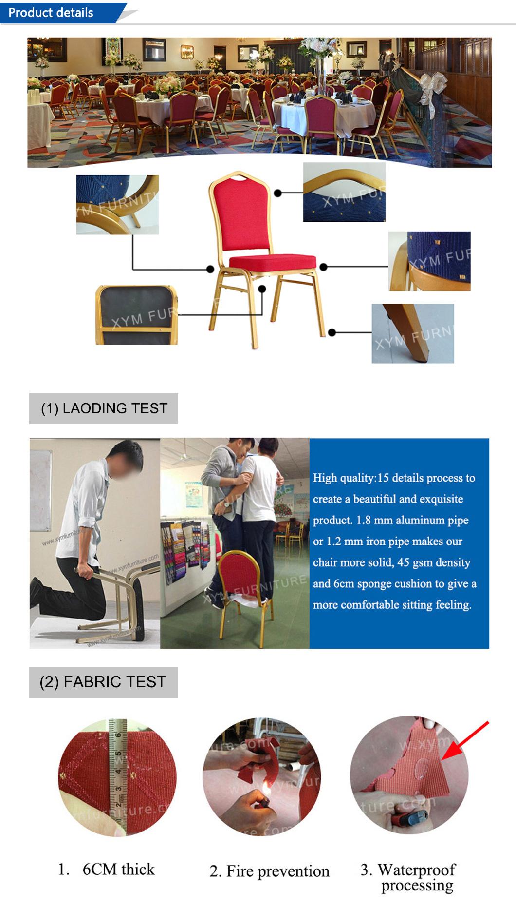 ISO9001 Certification Stronger Structure Hotel Furniture Chair