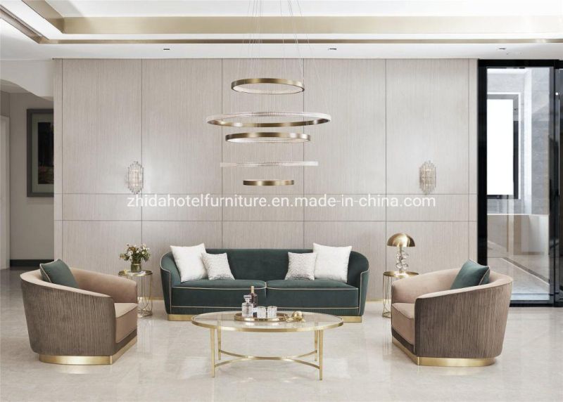 Hotel Lobby Furniture Contemporary Style Living Room Sofa for Bedroom