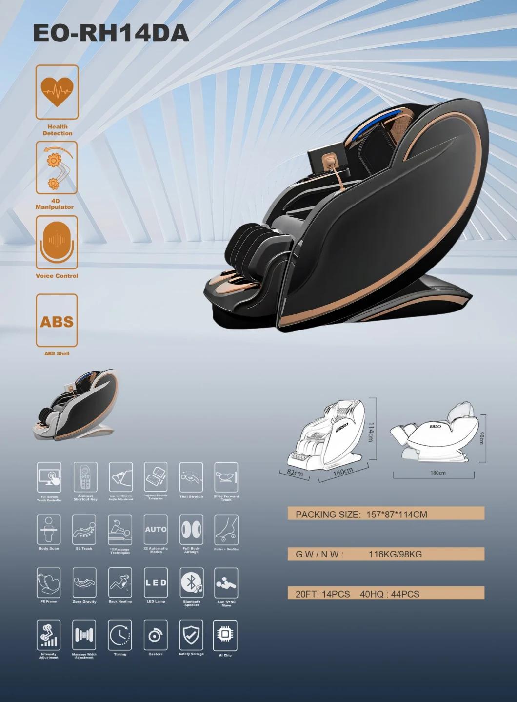 Electric Luxury Full Body Thai Stretch Zero Gravity 4D Massage Chair