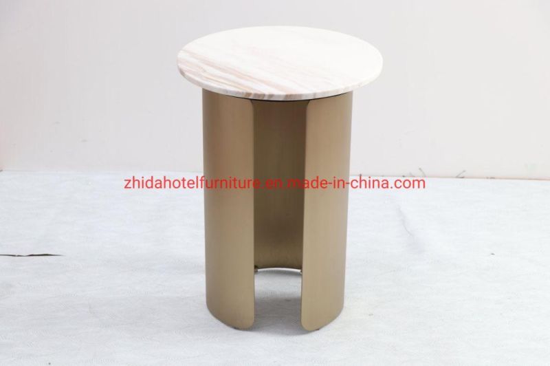 Natural Stone Marble Top Marble Coffee Table for Stone Furniture