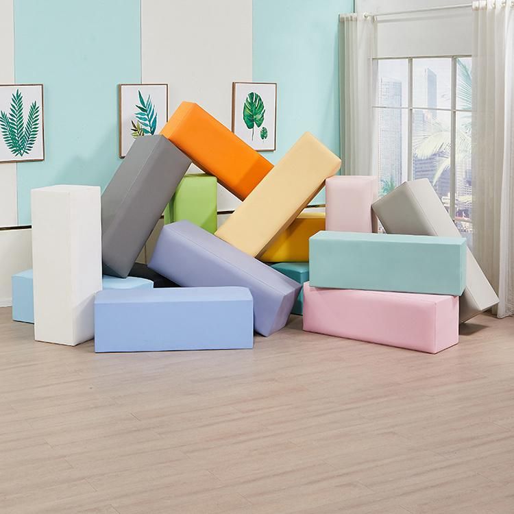 Leather Stool Family Small Stool Pouf Square Living Room Coffee Table Door Shoe Stool Home Decoration Furniture Modern Ottomane