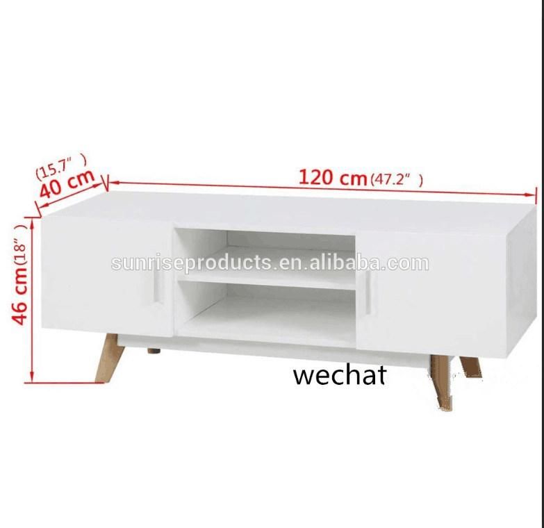 TV Bench with High Glossy UV Surface