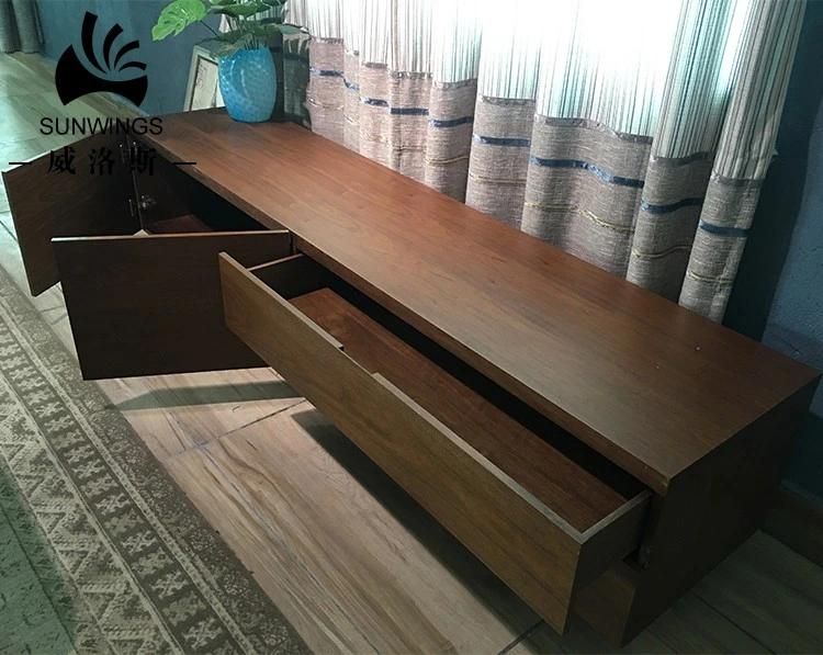 Modern and Simply Design Solid Wooden TV Stand Cabinet Fir Living Room