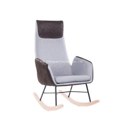 Hot Selling Metal Leisure Rocking Chair with Armrest (ZG20-038)