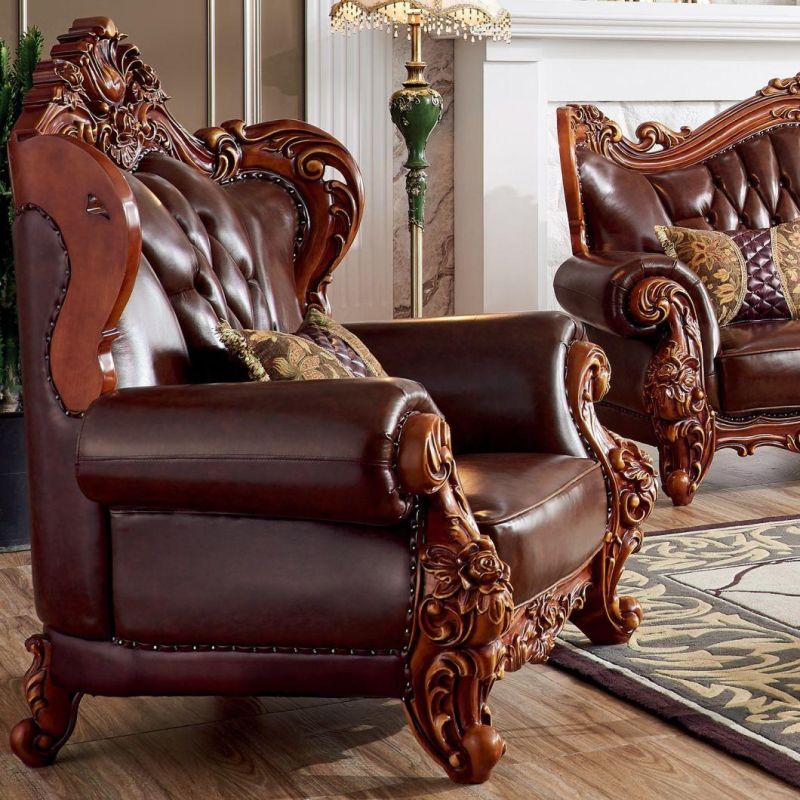 Living Room Furniture Leather Sofa From Foshan Sofa Furniture Factory