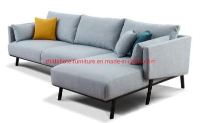 Small L Shape Modern Leisure Hotel Furniture Living Room Sofa