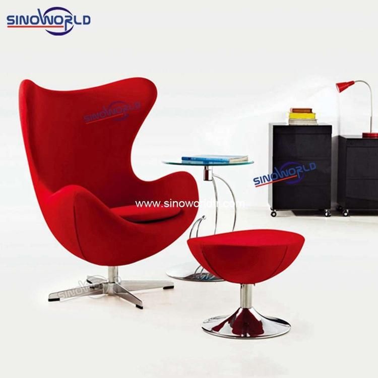 Modern Furniture Lounge Retro Fiberglass Swivel Egg Pod Ball Chair