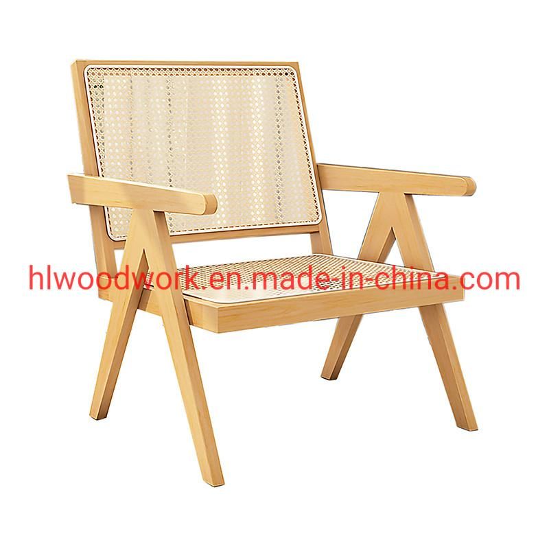 Little Rattan Sofa / Rattan Chair Rubber Wood Frame Rattan Seat Leisure Sofa Armchair Resteraunt Armchair Rattan Sofa