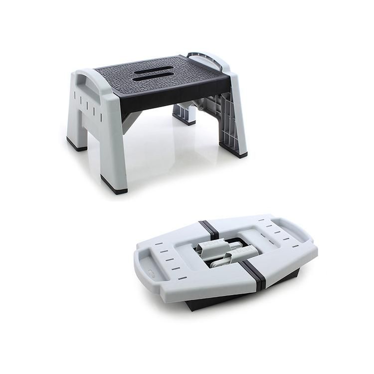 Foldable and Open Plastic Folding Step Stool Tested by En14183