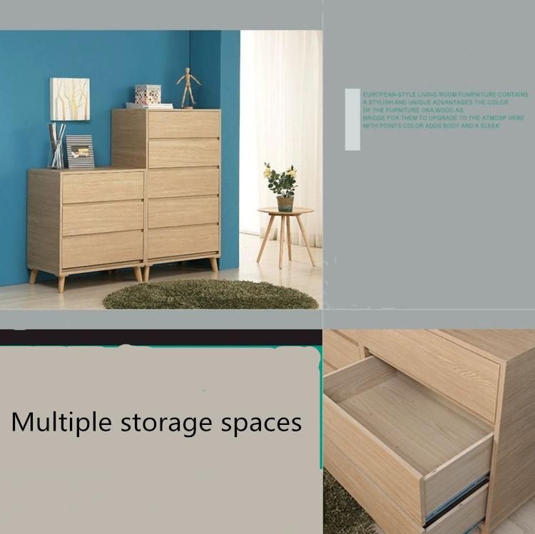 Simple Storage Chest of Drawers Home Office Furniture Set Living Cupboard