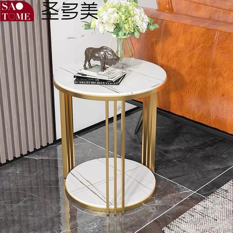 Modern Popular Living Room Furniture Matte Rock Board Tea Table