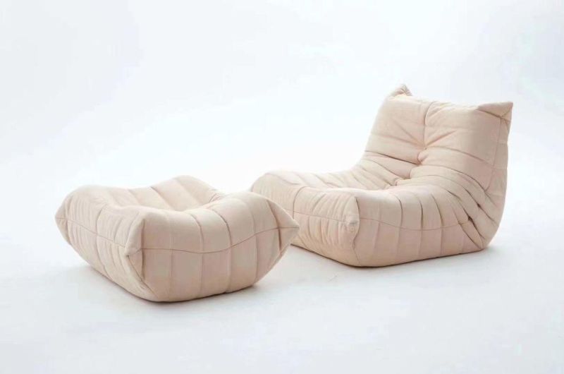 Hot Selling Injection Foam Fabric PU Leather Caterpillars Sofa Chair