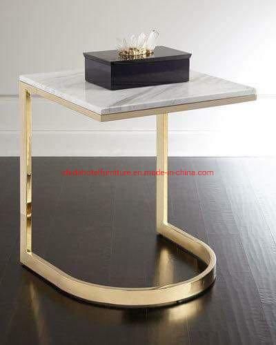 Natural Stone Marble Top Marble Coffee Table for Stone Furniture