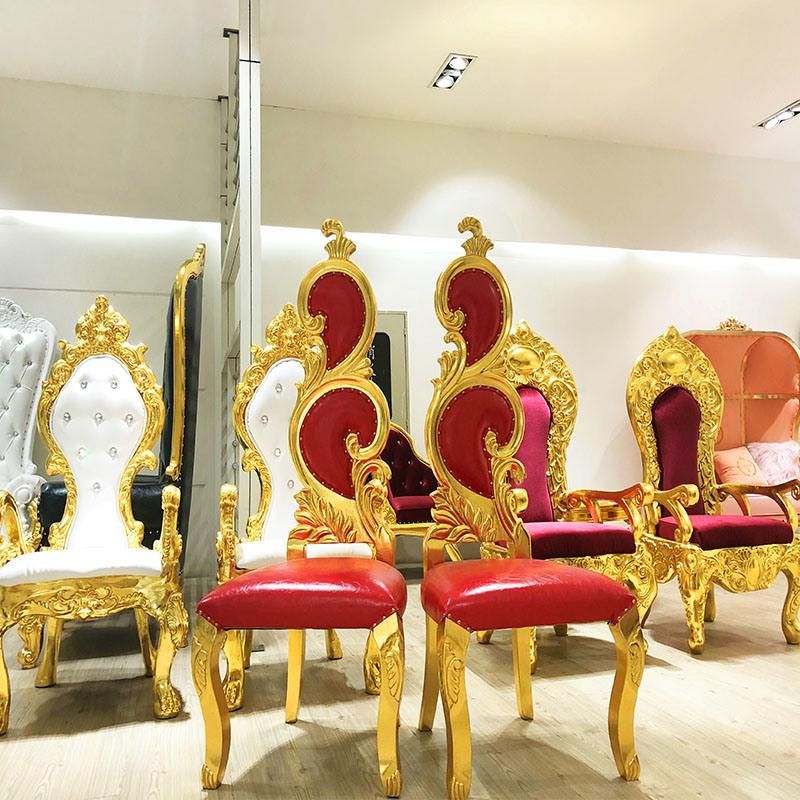 Wholesale King Throne Chairs Luxury Wedding Royal King Queen Chair