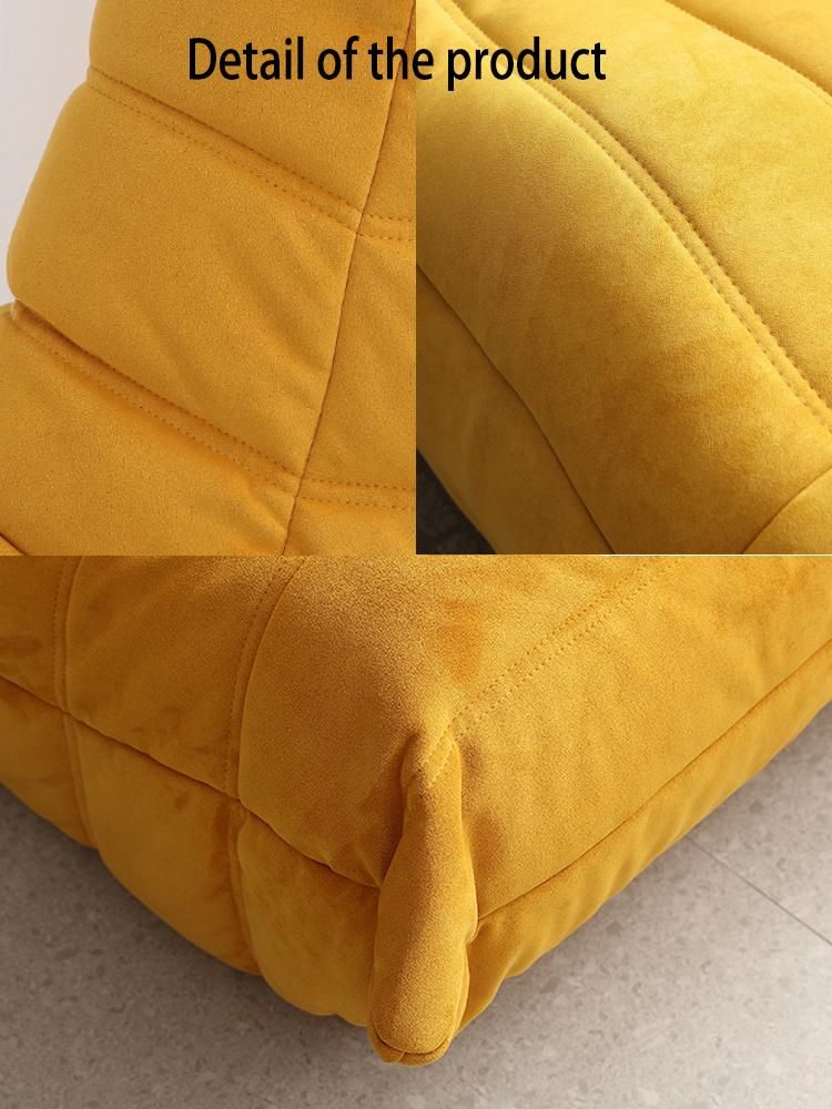 Italian Luxury Hot Sale High-End Togo Sofa Tatami Lazy Relaxing Sponge Sofa Lounge Chair Set